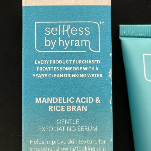 SELFLESS BY HYRAM Mandelic Acid & Rice Bran Gentle Exfoliating Serum 30ml NIB. - Picture 4 of 7
